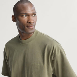 Unisex Adi365 H.Koumori Running Tee Olive Strata - achilles heel