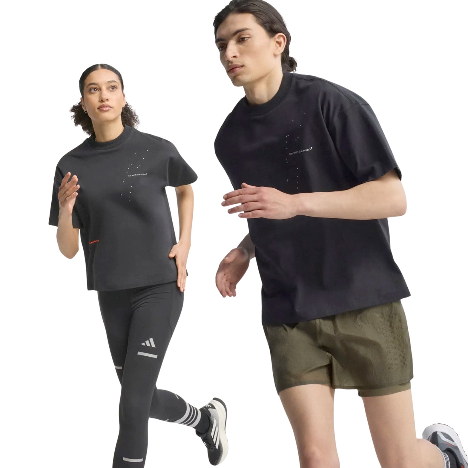 Unisex Adi365 H.Koumori Running Tee Black - Achilles Heel