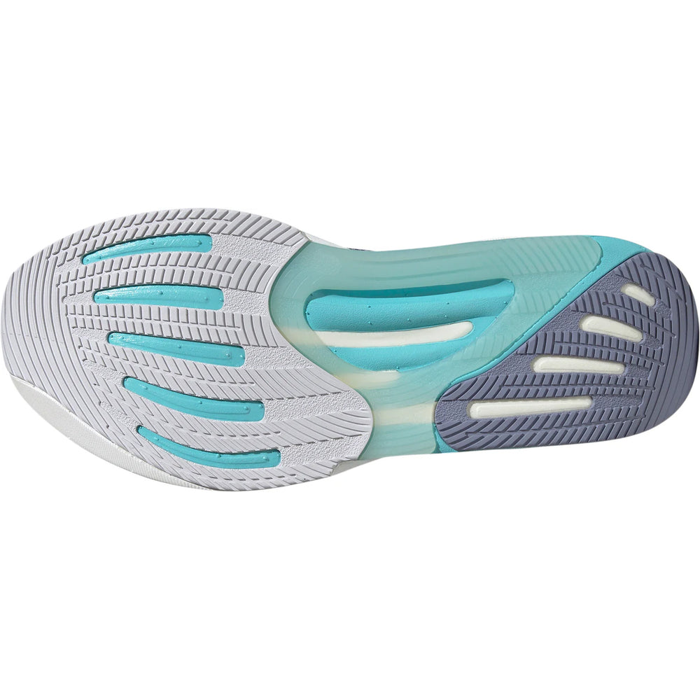 adidas Women's Supernova Solution Running Shoes Lucid Blue / Purple Tint / Flash Aqua - achilles heel