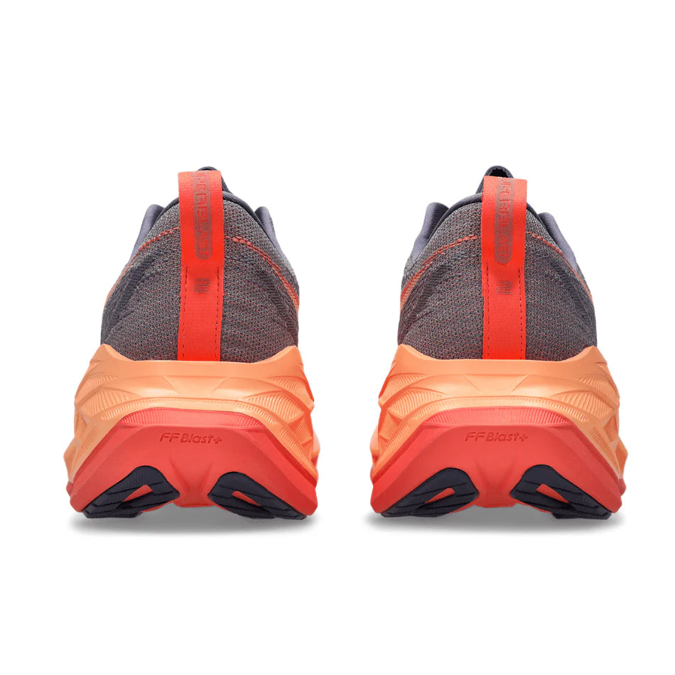 Asics Superblast 2 Running Shoes Greyish Purple / Coral Reef - achilles heel