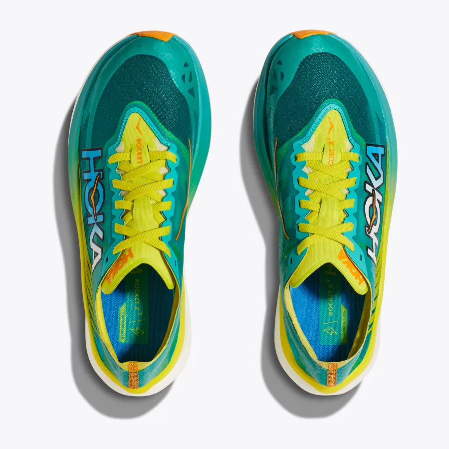 Hoka Rocket X 2 Running Shoes Ceramic / Evening Primrose - achilles heel