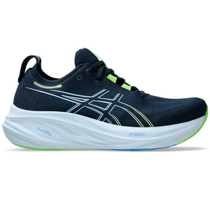 Asics Men's Gel-Nimbus 26 Running Shoes French Blue / Electric Lime - achilles heel