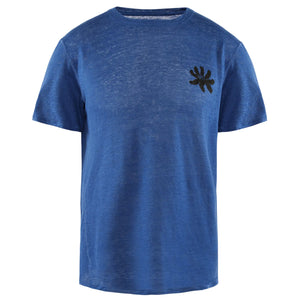 District Vision Men's Sukha Hemp Tee Ocean Blue - achilles heel