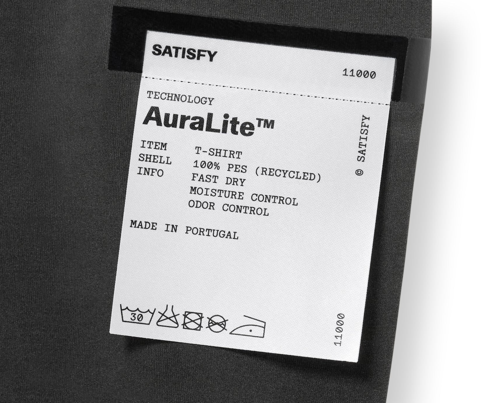 Auralite Tee Pigment Black v2 - Achilles Heel
