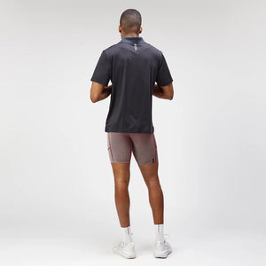 Bandit Men's NanoMesh Collared Performance Tee Black - achilles heel