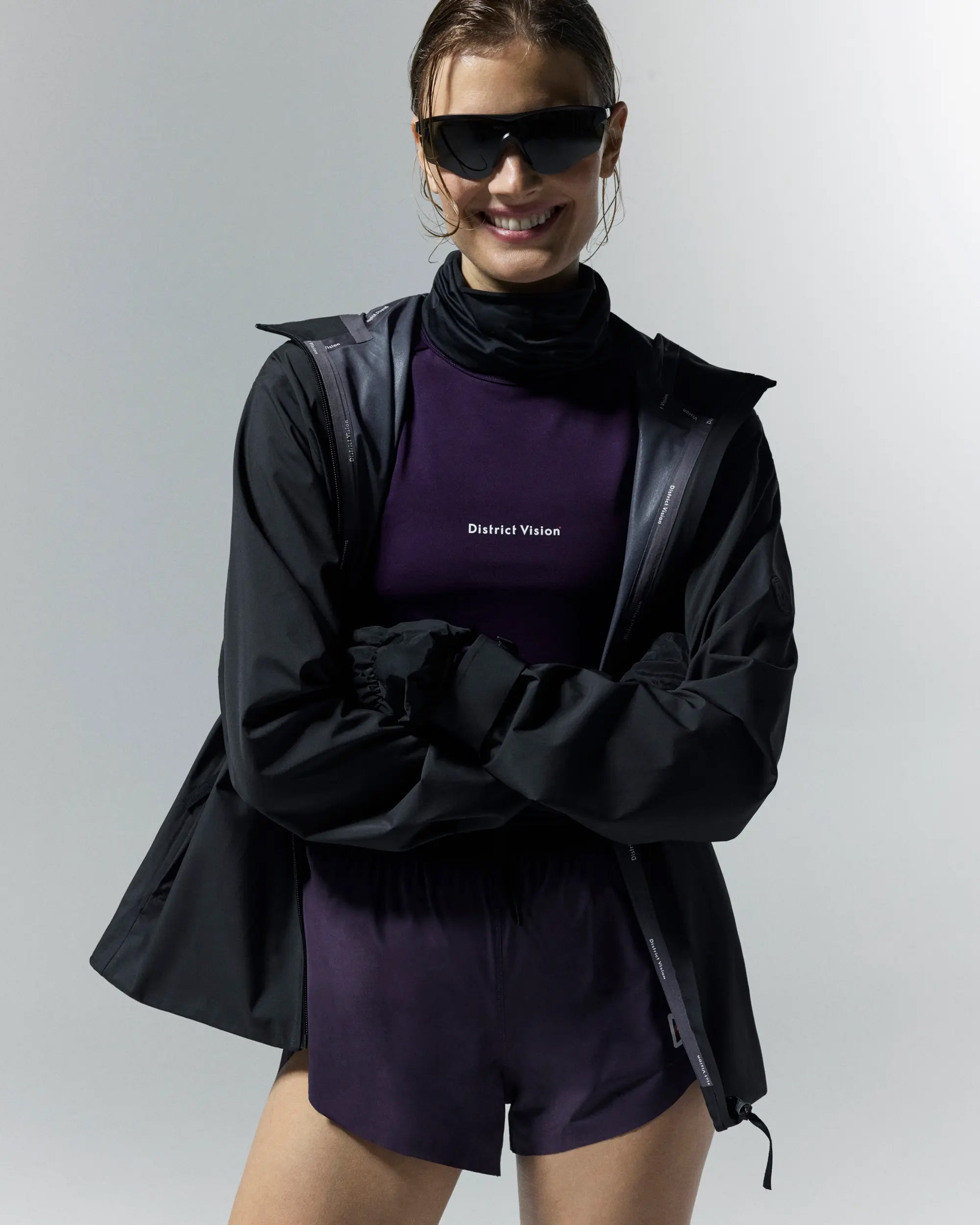 Women's Lightweight Fitted Top Plum - Achilles Heel