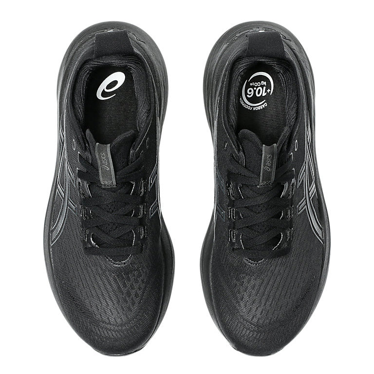 Asics Men's Gel-Nimbus 27 Running Shoes Black / Graphite Grey - achilles heel