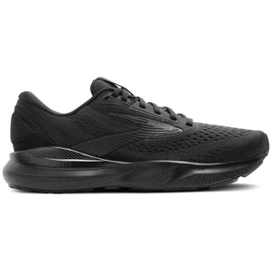 Brooks Men's Adrenaline GTS 24 Wide Fit Running Shoes Black / Black / Ebony - achilles heel