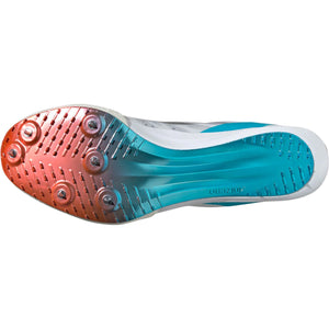 adidas Adizero Prime SP2 Running Spikes White / Core Black / Lucid Cyan - achilles heel