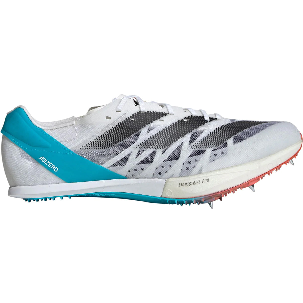 adidas Adizero Prime SP2 Running Spikes White / Core Black / Lucid Cya ...