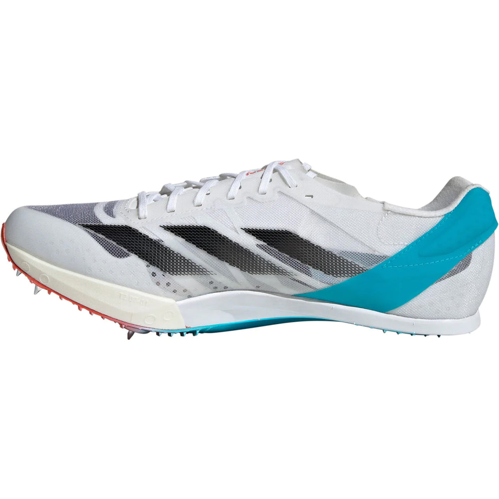 adidas Adizero Prime SP2 Running Spikes White / Core Black / Lucid Cyan - achilles heel