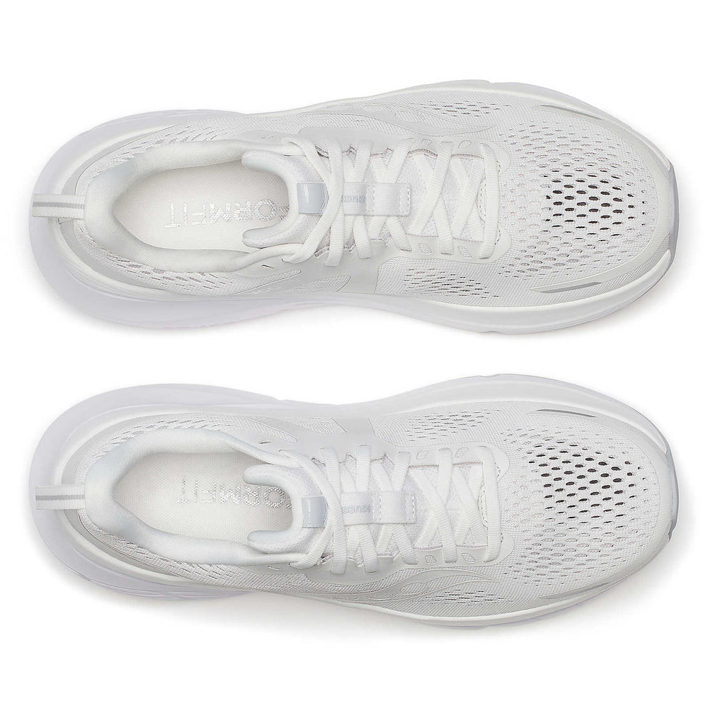 Saucony Women's Guide 18 Running Shoes Ivory - achilles heel