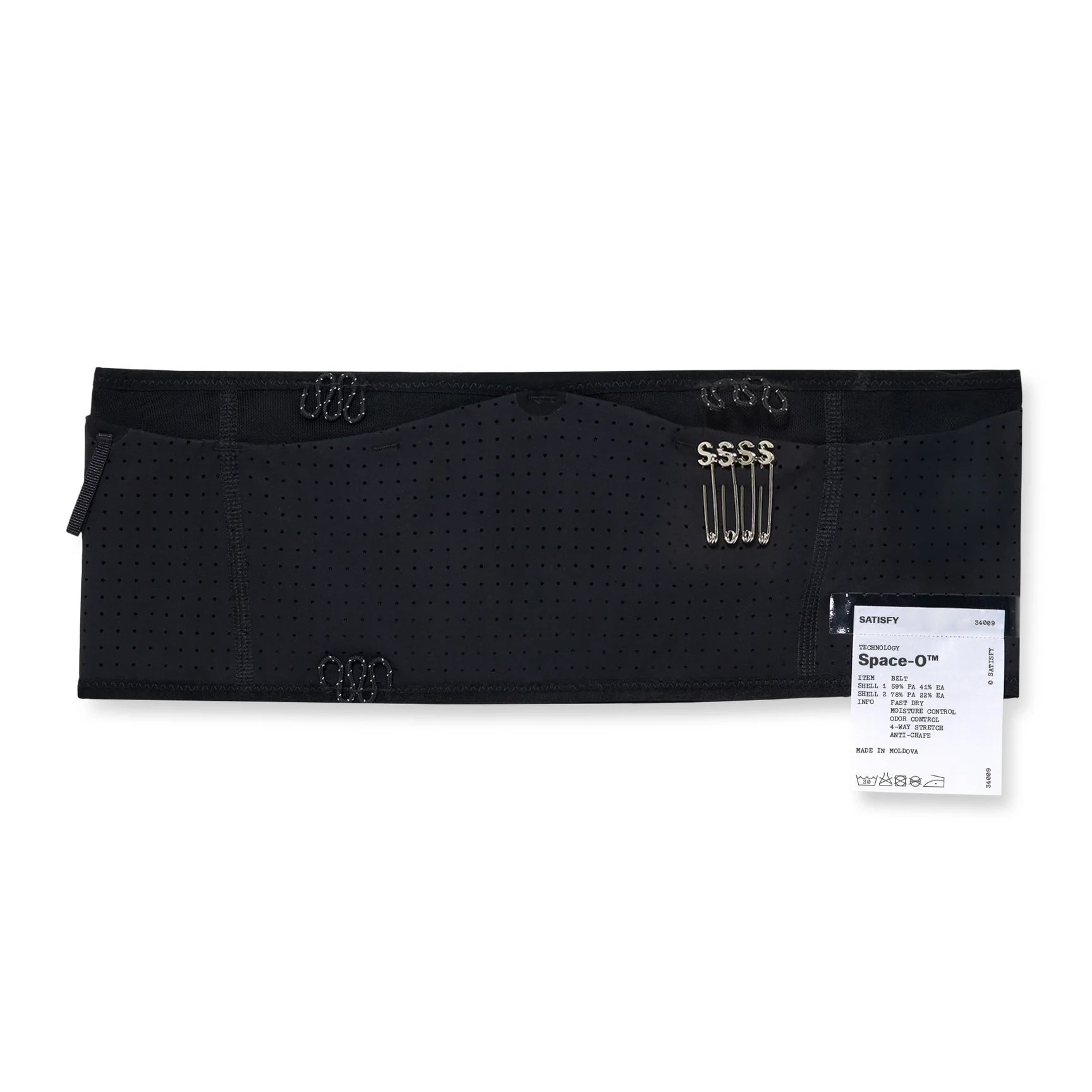 Satisfy Space-O Belt Black - Achilles Heel