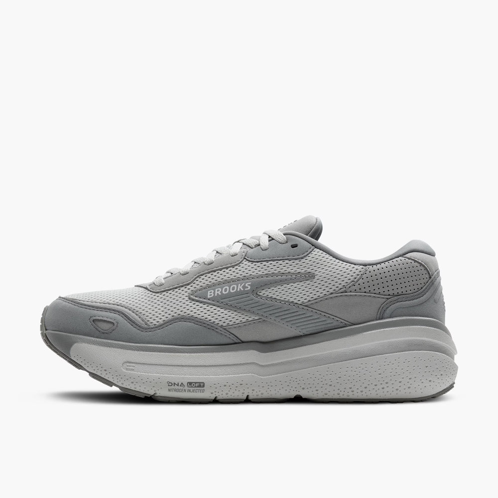 Brooks Men's Ghost Max SE Primer Grey / Oyster / Alloy - achilles heel