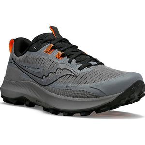 Saucony Men's Peregrine 13 GORE-TEX Trail Running Shoes Gravel / Black - achilles heel