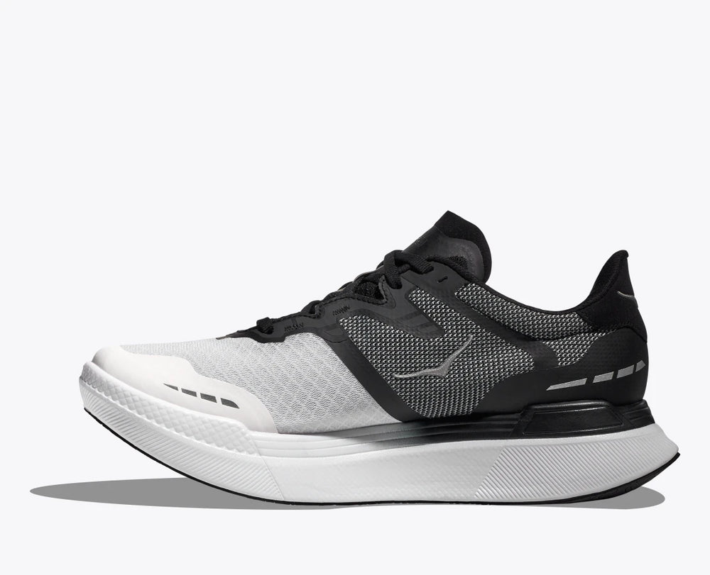 Hoka Transport X Black / White - achilles heel