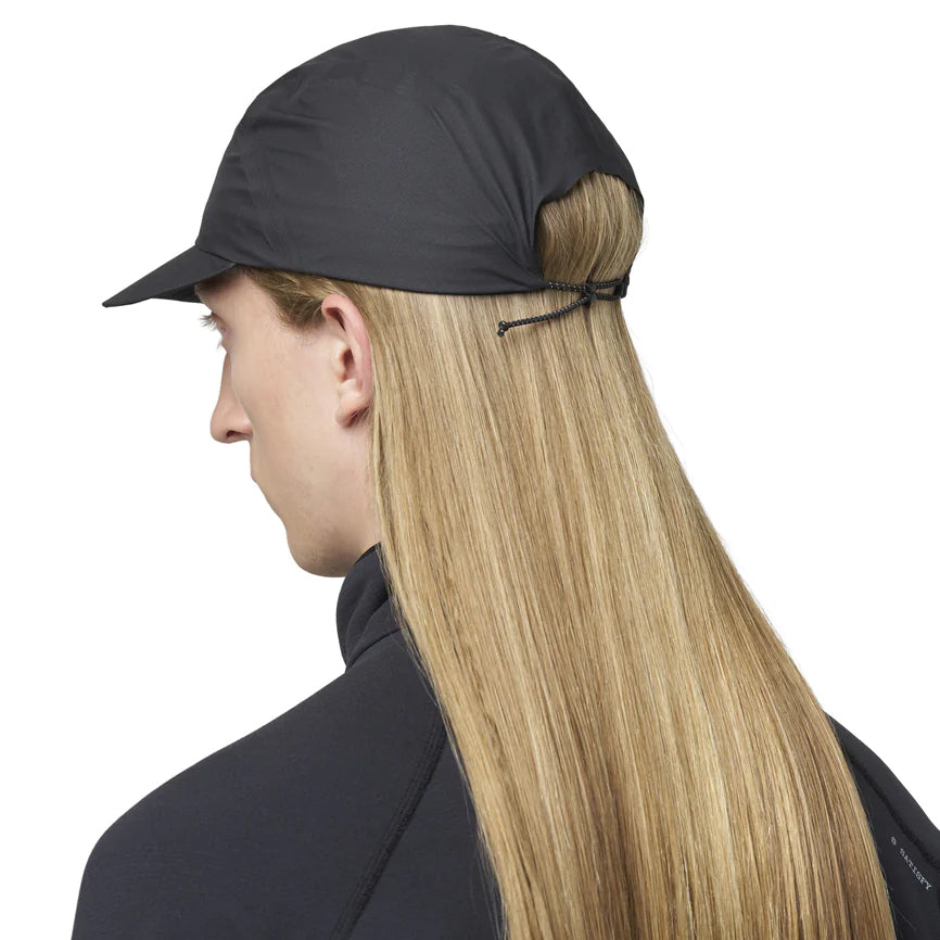 Satisfy Pertex 3L Trail Cap Black - achilles heel