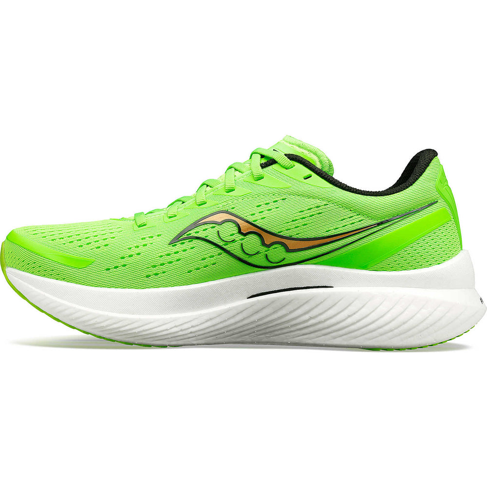 Saucony Men's Endorphin Speed 3 Running Shoes Slime / Gold - achilles heel