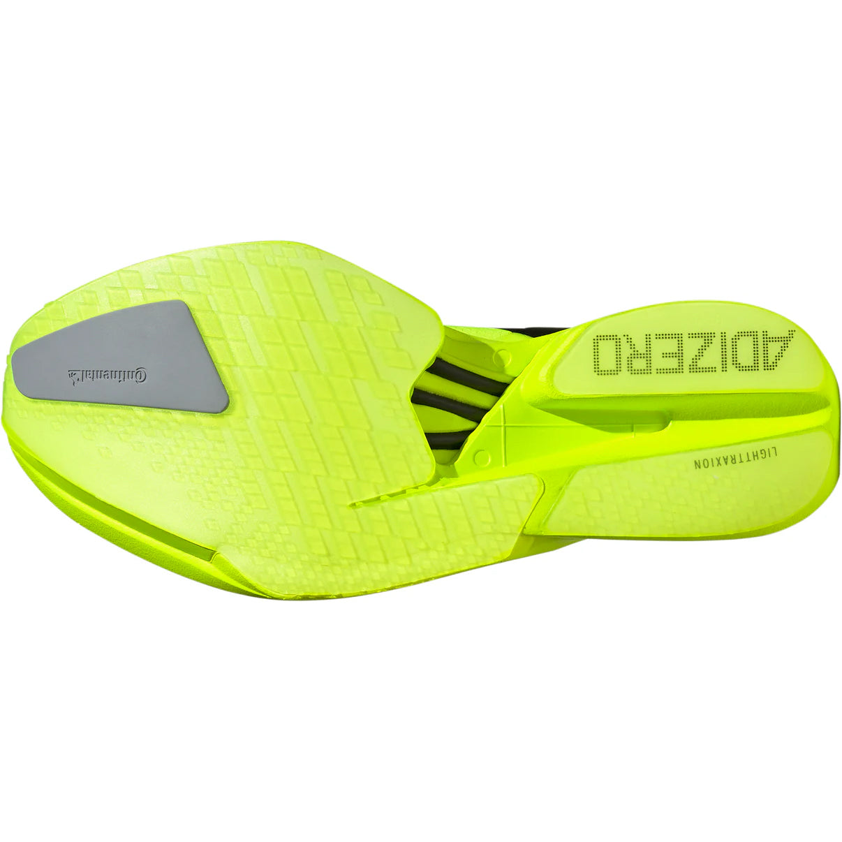 Women's Adizero Adios Pro 4 Running Shoes Lucid Lemon / Core Black / Halo Silver - Achilles Heel