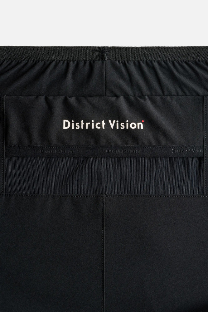 District Vision Men's 7 Inch Training Shorts Black - achilles heel