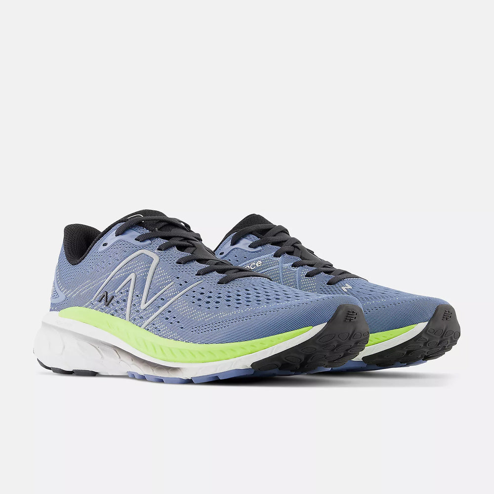 New Balance Men's 860v13 Running Shoes Mercury Blue / Thirty Watt - achilles heel