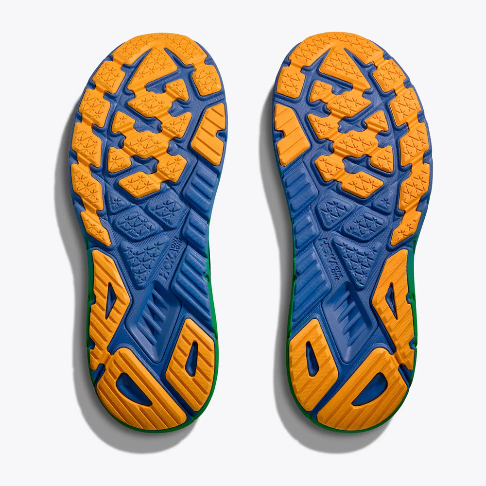 Hoka Men's Arahi 7 Wide Fit Running Shoes Thunder Cloud / Stormy Skies - achilles heel