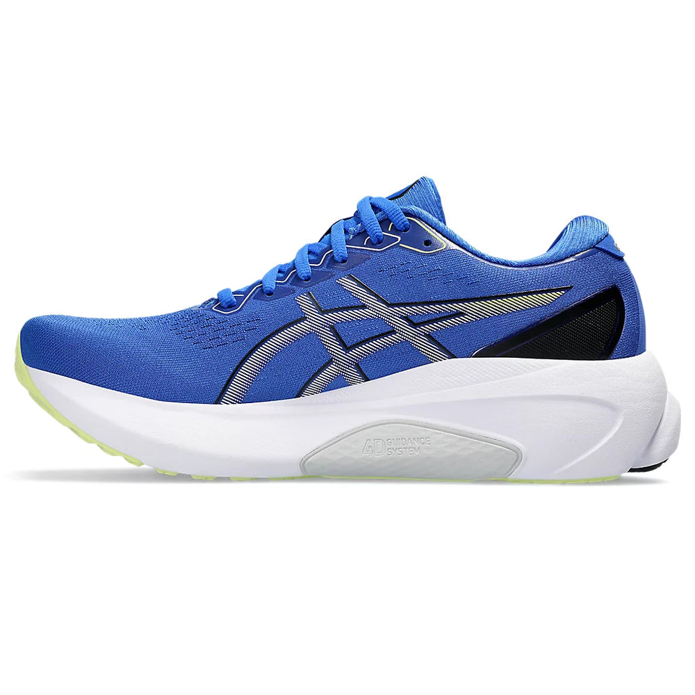 Asics Men's Gel-Kayano 30 Running Shoes Illusion Blue / Glow Yellow - achilles heel