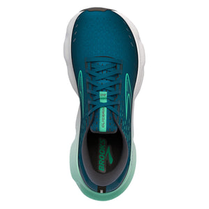 Brooks Men's Glycerin 20 Running Shoes Moroccan Blue / Black / Spring Bud - achilles heel