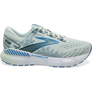 Brooks Women's Glycerin GTS 20 Running Shoes Blue Glass / Marina / Legion Blue - achilles heel