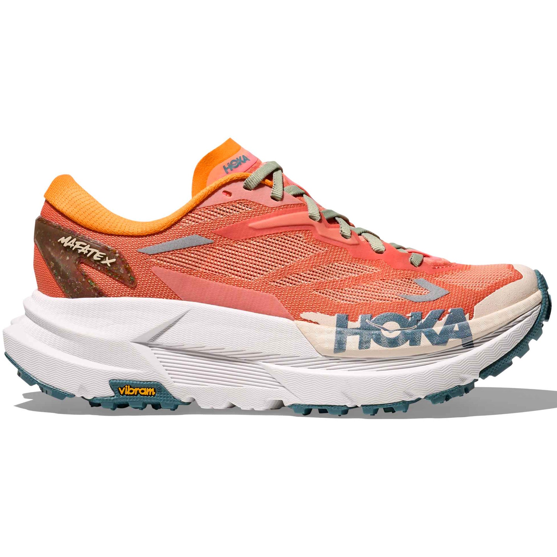 Women's Mafate X Trail Running Shoes Feldspar / Mountain Fog - Achilles Heel