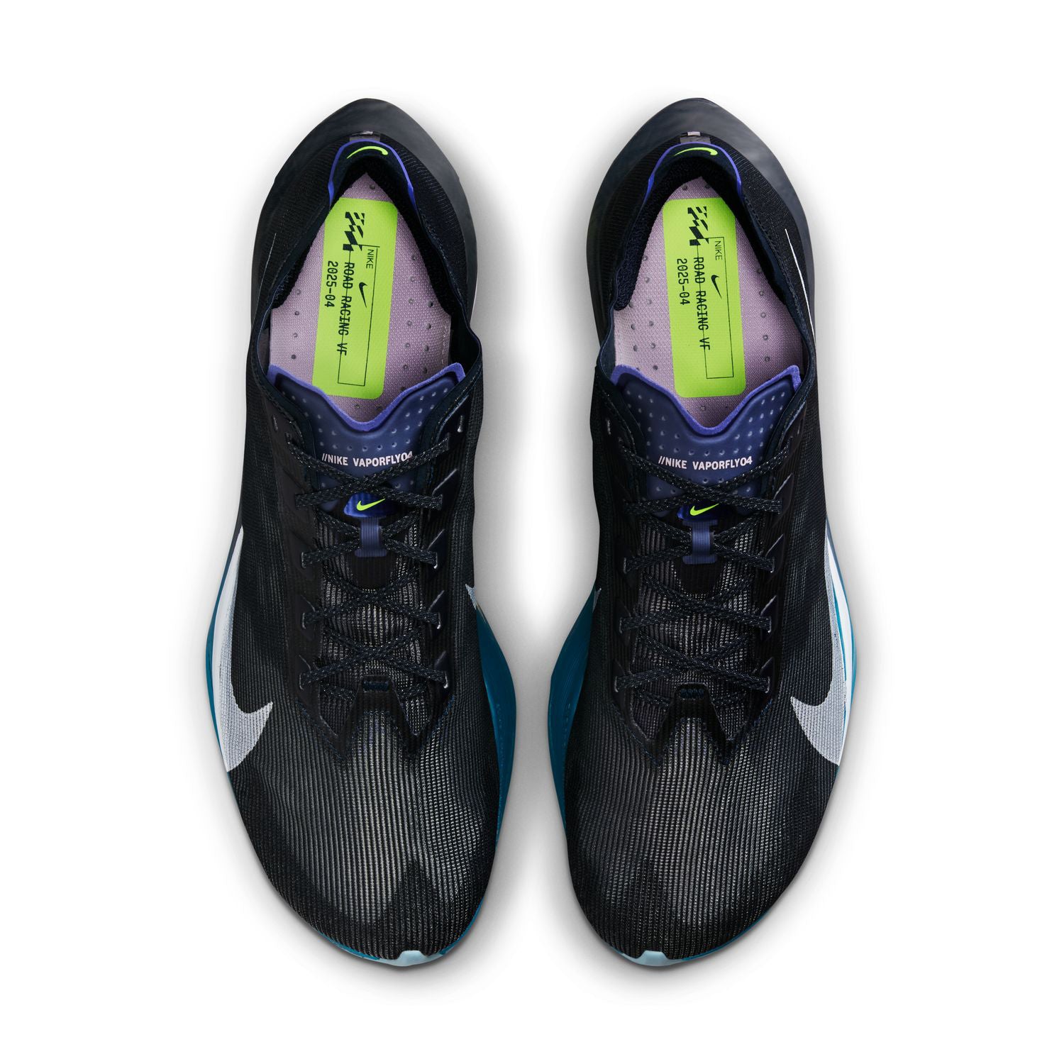 Men's Vaporfly 4 Running Shoes Obsidian / White / Persian Violet
