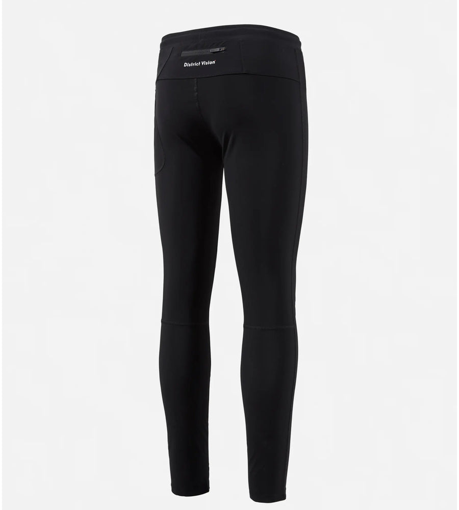 District Vision Recycled Full Length Tights Black - achilles heel