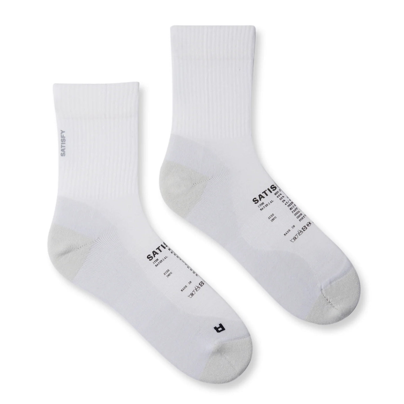 Satisfy Merino Nylon Tube Socks Off-White - Achilles Heel