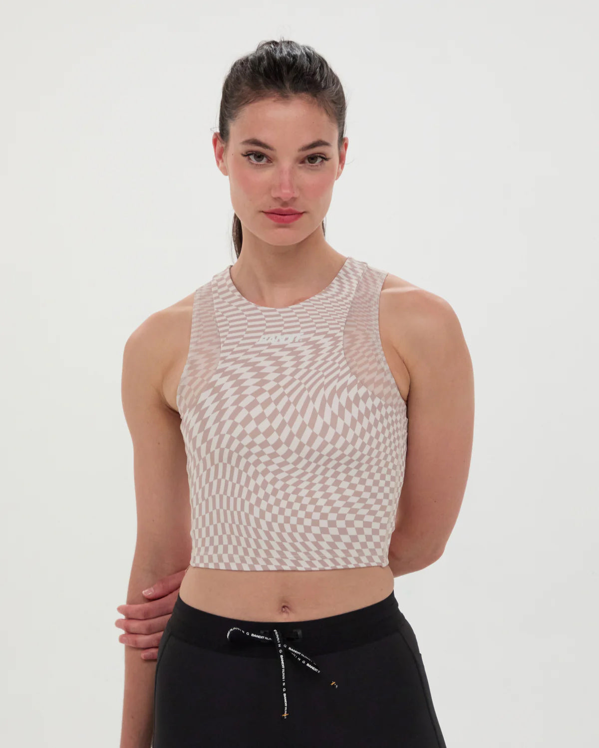 Women's Stamina Race Crop Chalk / Cocoa - Achilles Heel