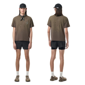 Satisfy MothTech Tee Sun Bleached Brown - achilles heel