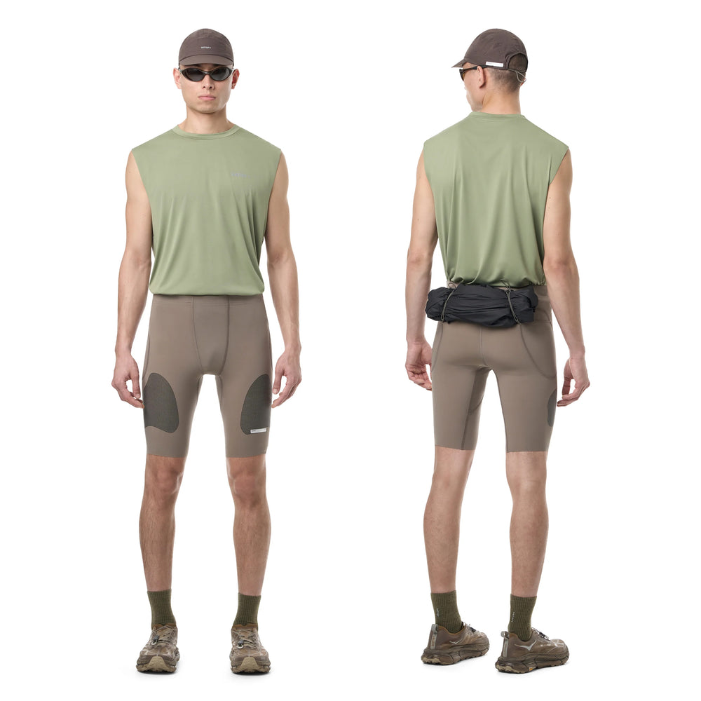 Satisfy Justice Cordura 9 Inch Half Tights Falcon - achilles heel