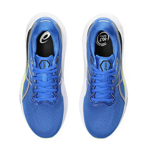 Asics Men's Gel-Kayano 30 Running Shoes Illusion Blue / Glow Yellow - achilles heel