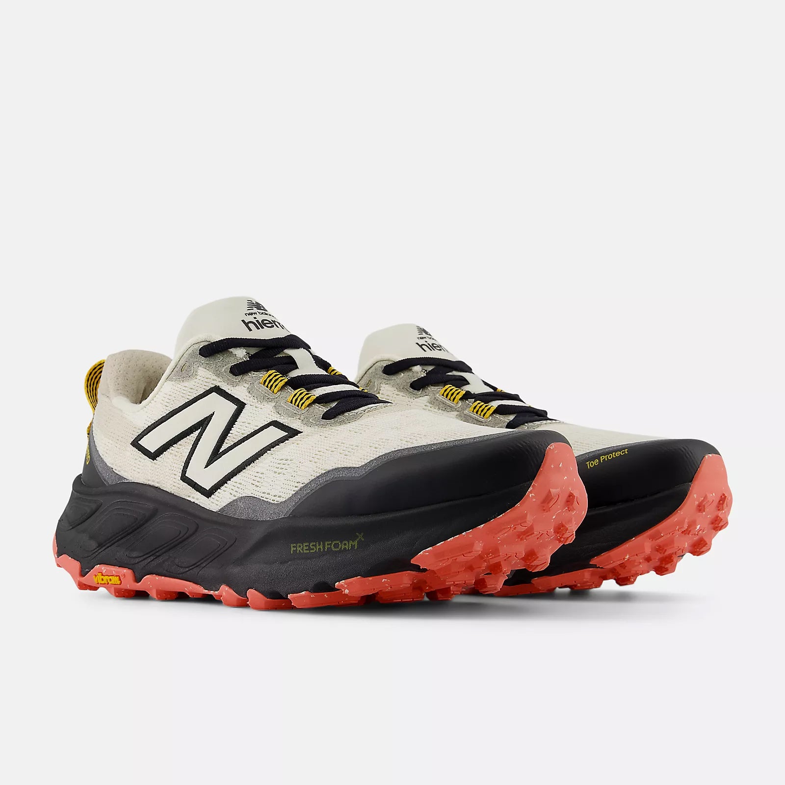 Women's Fresh Foam X Hierro v9 Trail Running Shoes Angora / Black / Drift Red - Achilles Heel