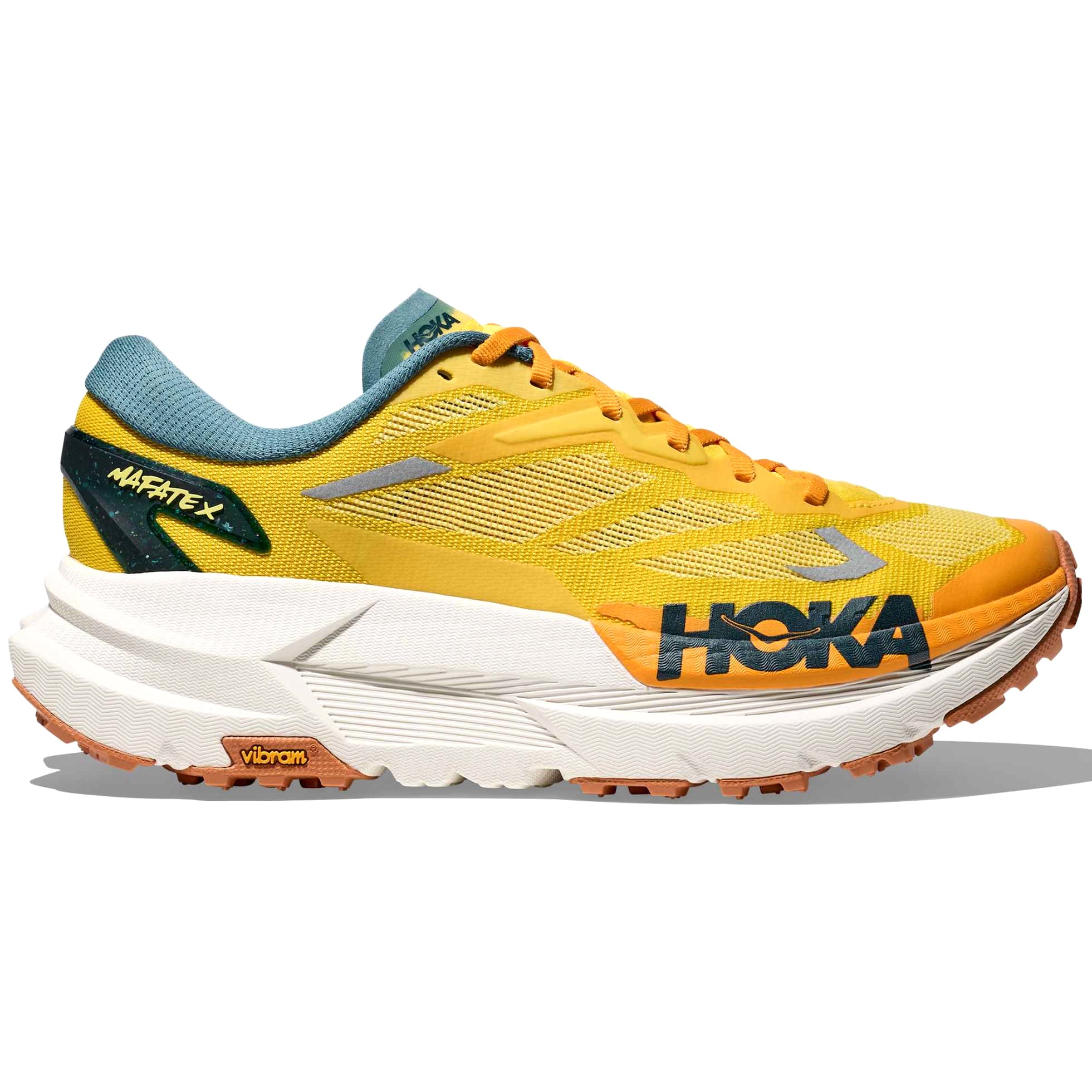 Men's Mafate X Trail Running Shoes Zest / Mountain Fog - Achilles Heel