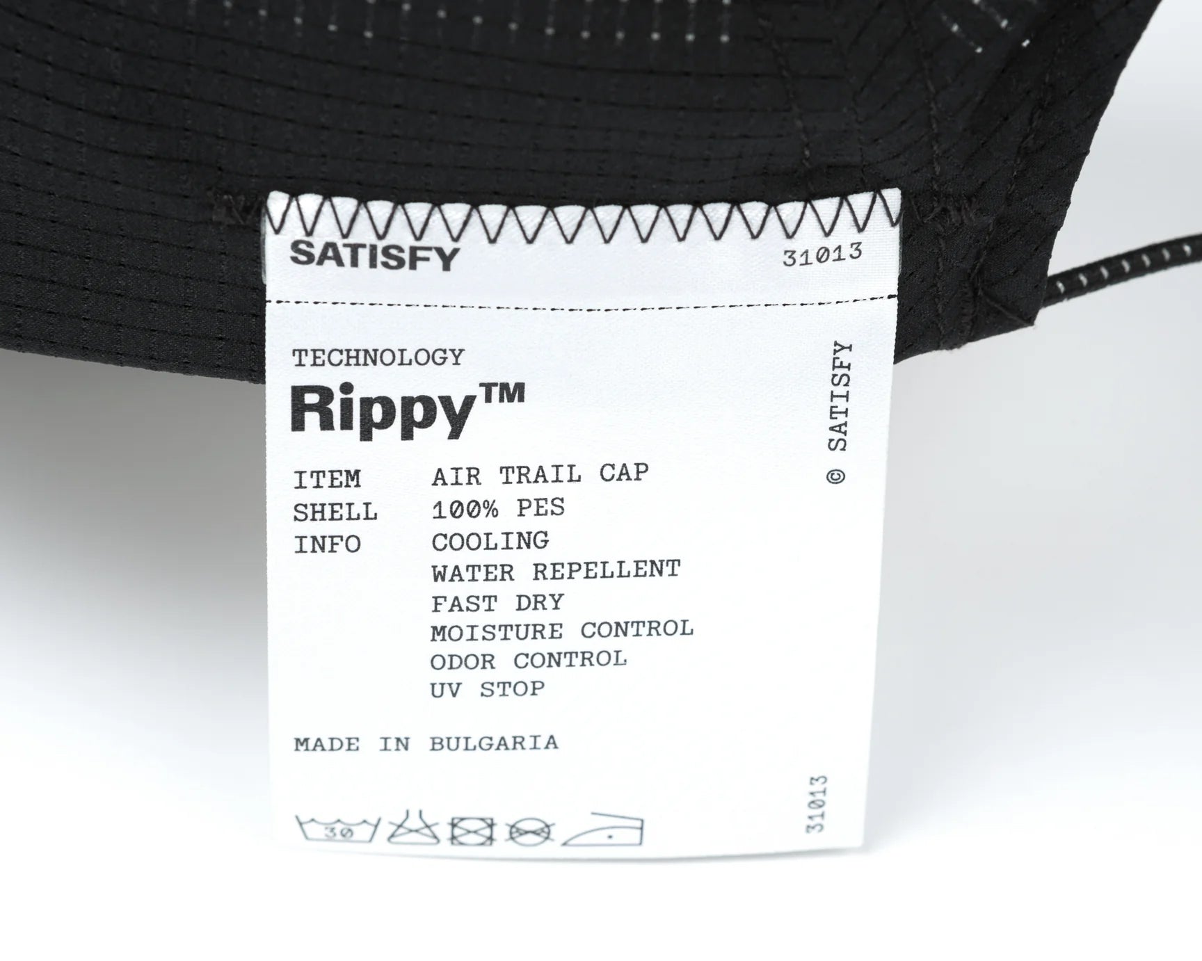 Rippy Air Trail Cap Black - Achilles Heel