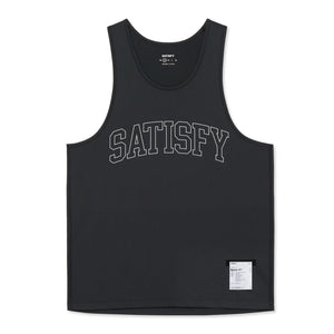Satisfy Auralite Tech Singlet Black - achilles heel
