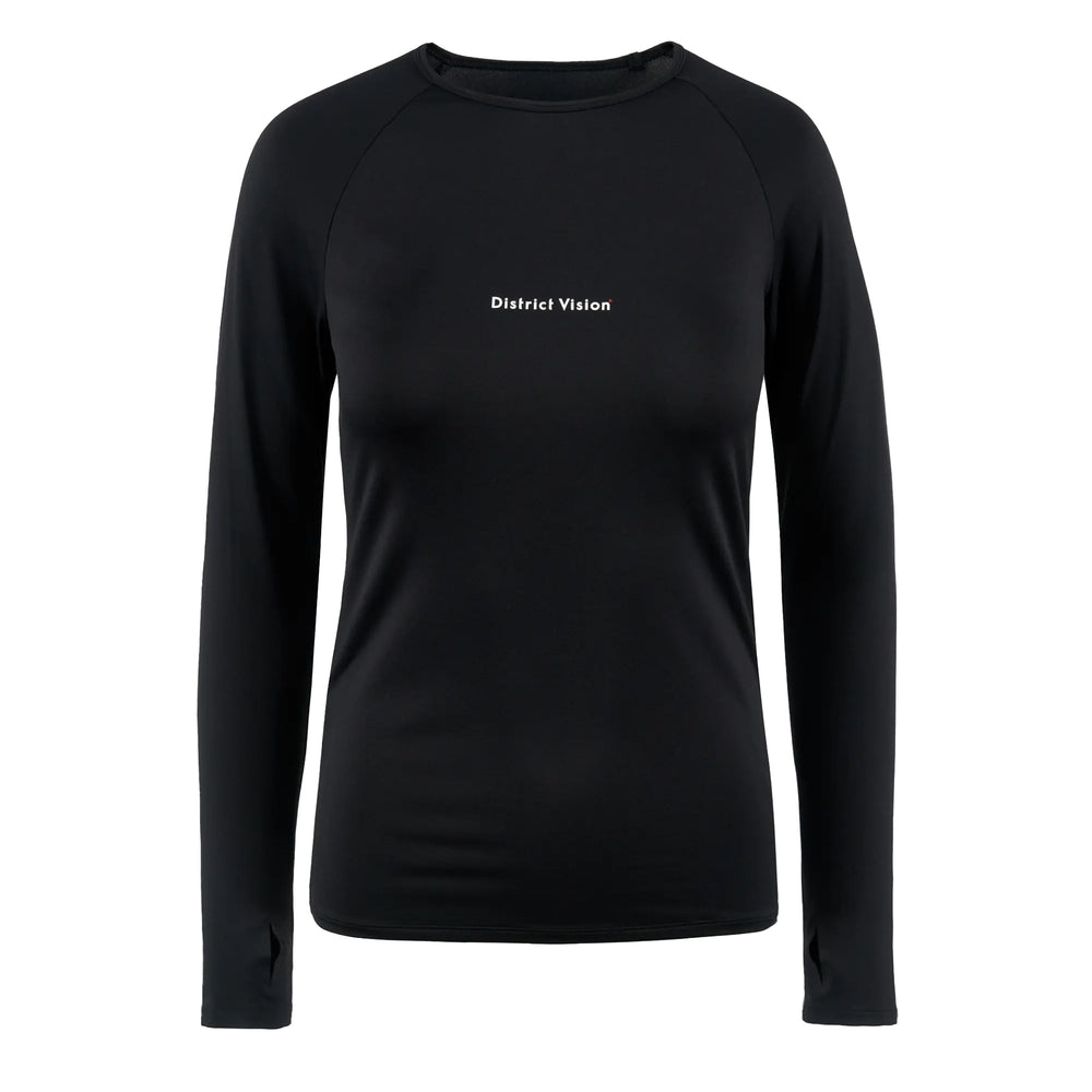 District Vision Women's Lightweight Top Black - achilles heel