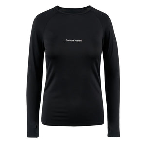 District Vision Women's Lightweight Top Black - achilles heel