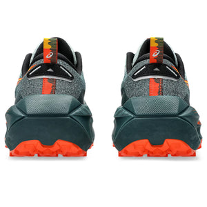 Asics Men's Trabuco Max 4 Trail Running Shoes Cold Moss / Nova Orange - achilles heel