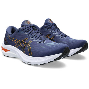 Asics Men's GT-2000 11 Running Shoes Deep Ocean / Bright Orange - achilles heel