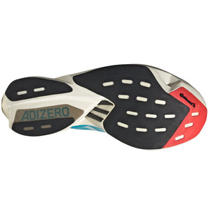 adidas Adizero Adios Pro 3 Running Shoes Lucid Cyan / Cloud White / Bright Red - achilles heel