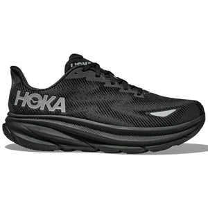 Hoka Men's Clifton 9 GORE-TEX Running Shoes Black / Black - achilles heel