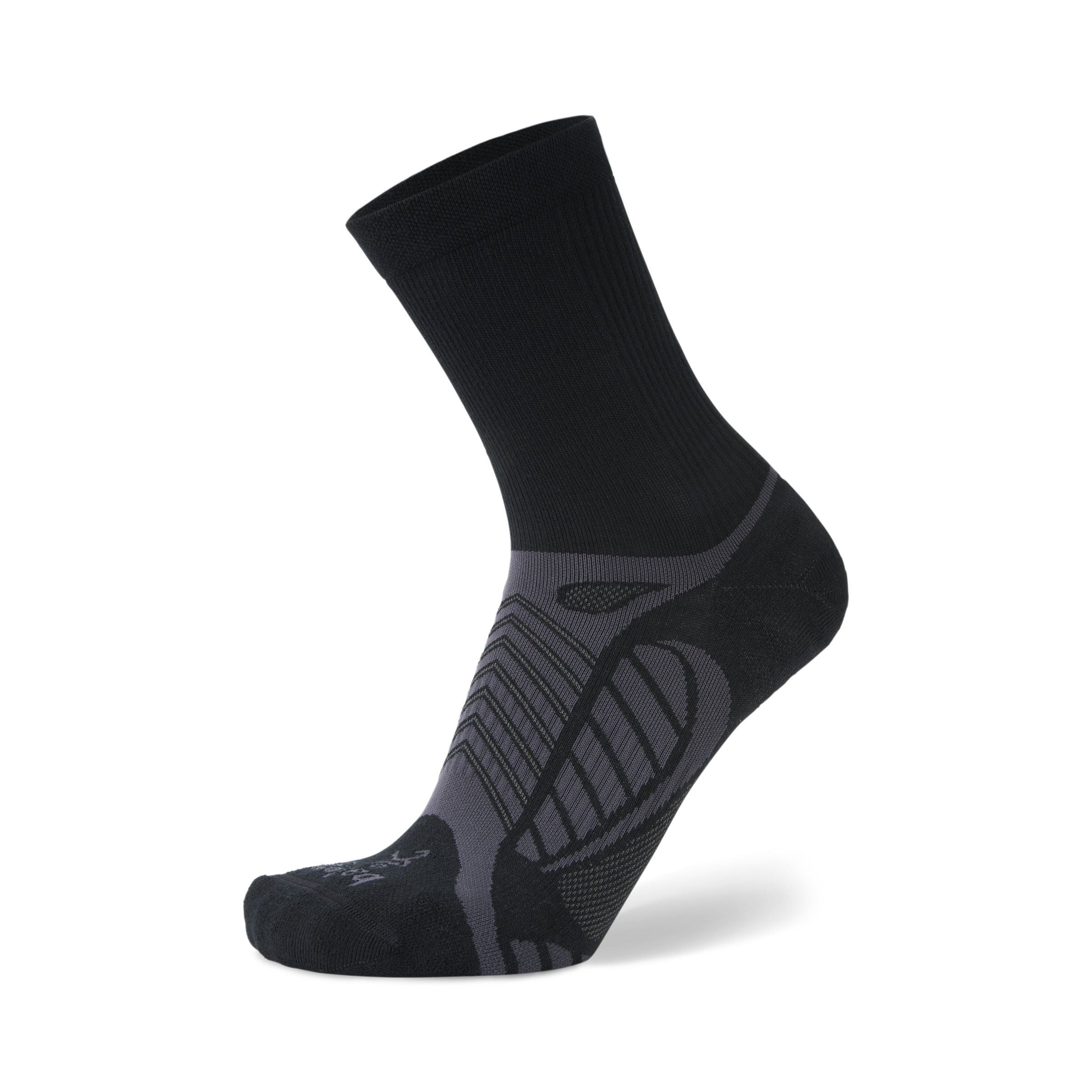 Ultralight Crew Running Socks Black