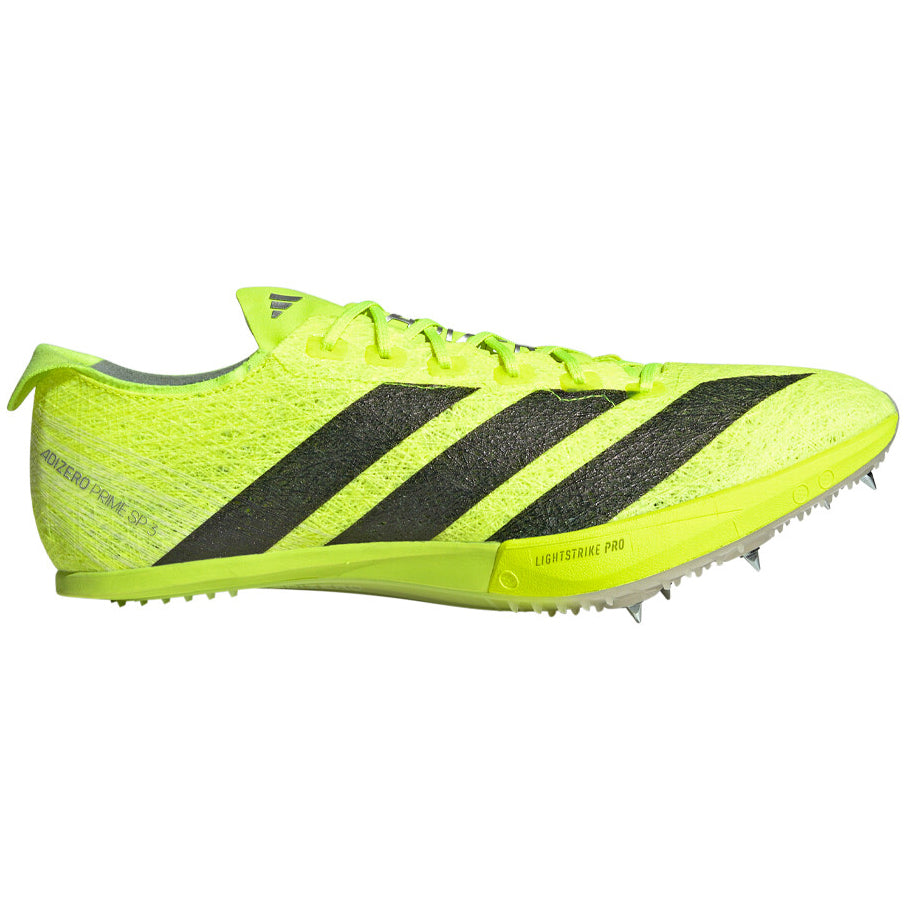 adidas Adizero Prime SP3 Strung Running Spikes Lucid Lemon / Core Black / Halo Silver - Achilles Heel
