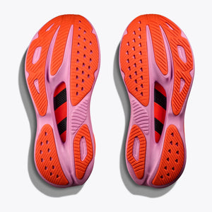Hoka Women's Skyward X Running Shoes Frost / Lupine - achilles heel